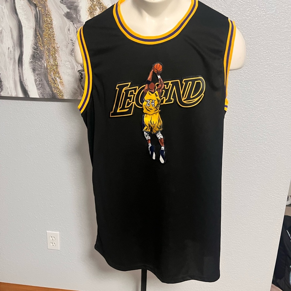 Legend Black Basketball Jersey